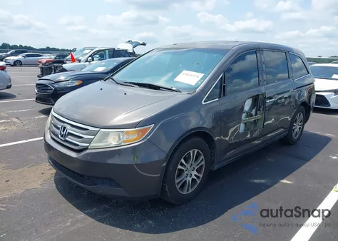 2012 Honda Odyssey Ex-L from USA, damaged, VIN 5FNRL5H62CB104726
